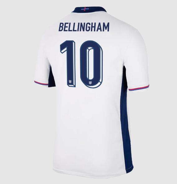 (image for) BELLINGHAM #10 England Home Jersey Euro 2024